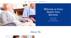 Desktop Screenshot of ivoryhealthcare.com